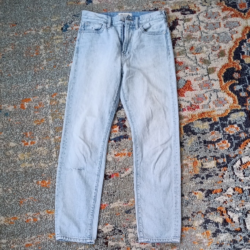 Madewell Light Blue perfect vintage Straight Leg Jeans